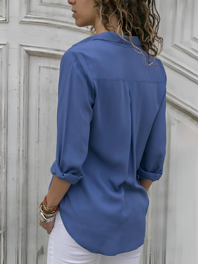 Chemise Fluide | Boutonnée | Élégance Moderne