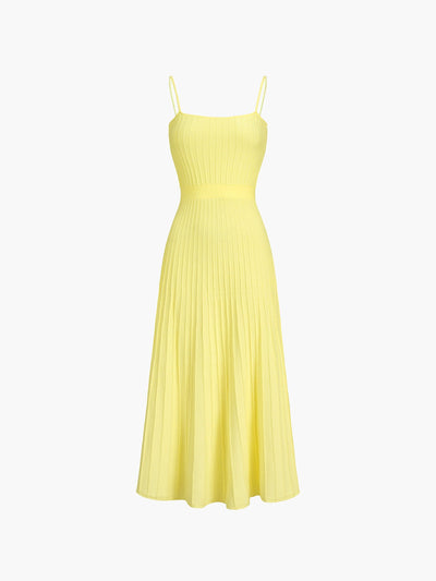 Robe d'été mi-longue côtelée