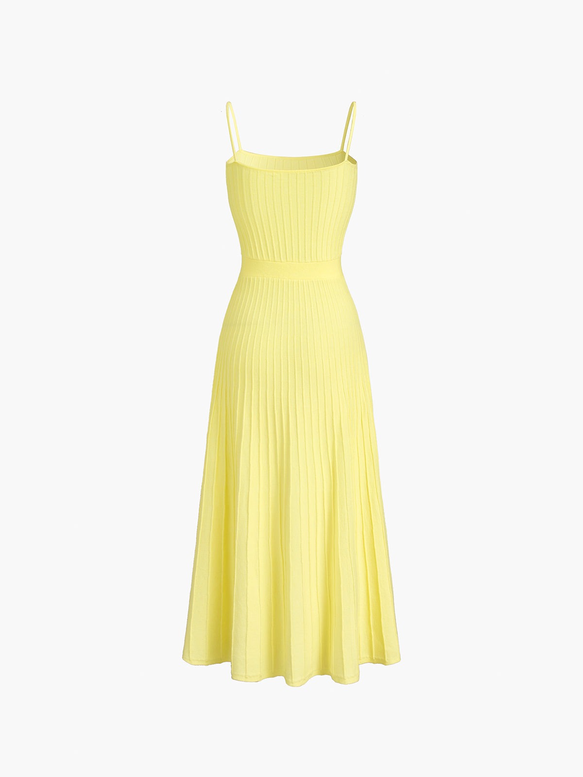 Robe d'été mi-longue côtelée
