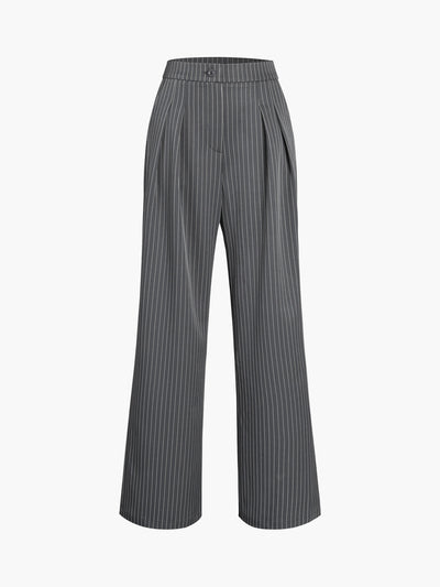Mégane | Pantalon Rayures pour femme | Jambes droites