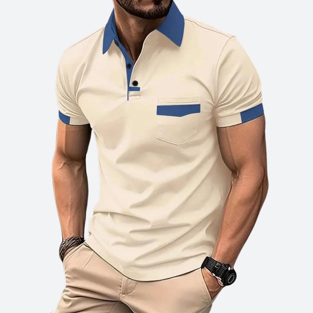 Polo élégant à manches courtes - Belirick