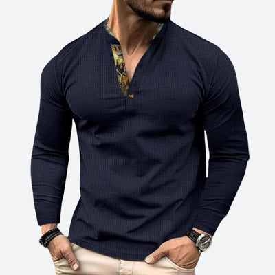 T-shirt décontracté à manches longues pour hommes - Bob