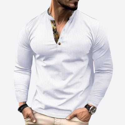 T-shirt décontracté à manches longues pour hommes - Bob