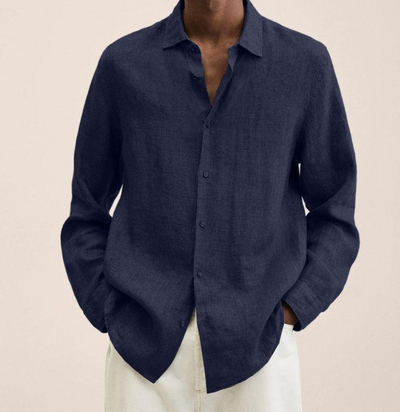 Raleigh | Chemise en Coton-Lin pour Hommes – Aérée, Classique & Confortable