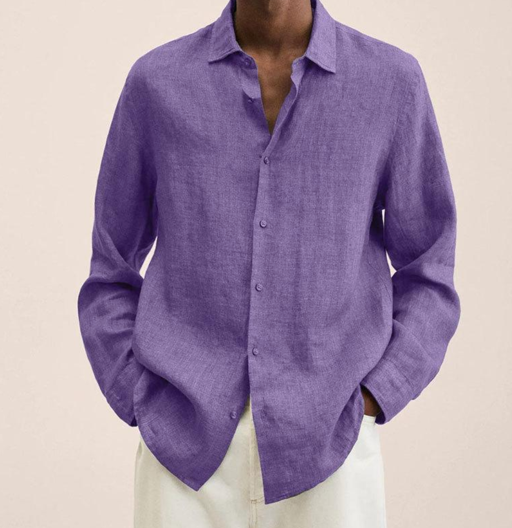 Raleigh | Chemise en Coton-Lin pour Hommes – Aérée, Classique & Confortable