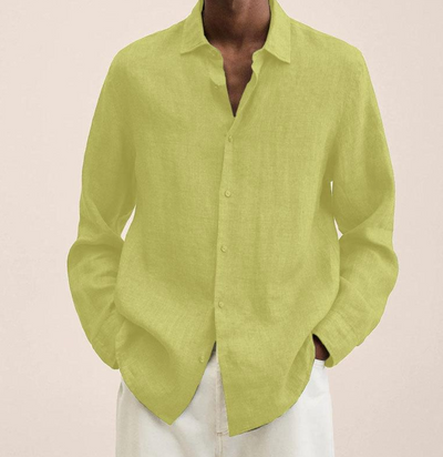 Raleigh | Chemise en Coton-Lin pour Hommes – Aérée, Classique & Confortable