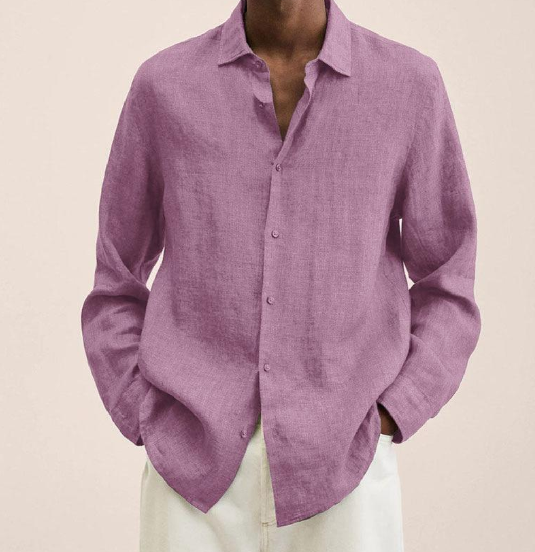 Raleigh | Chemise en Coton-Lin pour Hommes – Aérée, Classique & Confortable