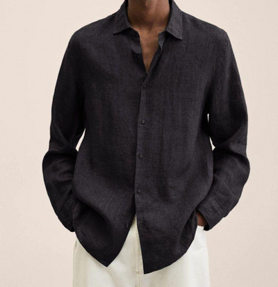 Raleigh | Chemise en Coton-Lin pour Hommes – Aérée, Classique & Confortable