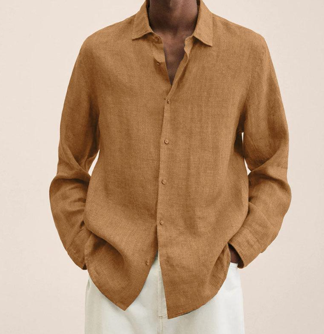 Raleigh | Chemise en Coton-Lin pour Hommes – Aérée, Classique & Confortable