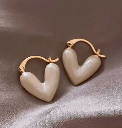 Harley - Boucles d'oreilles enchanteresses en forme de cœur pour les femmes élégantes