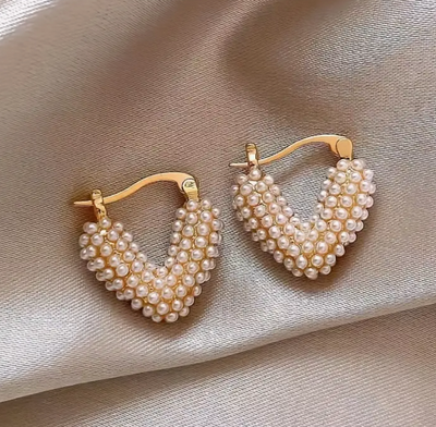 Harley - Boucles d'oreilles enchanteresses en forme de cœur pour les femmes élégantes