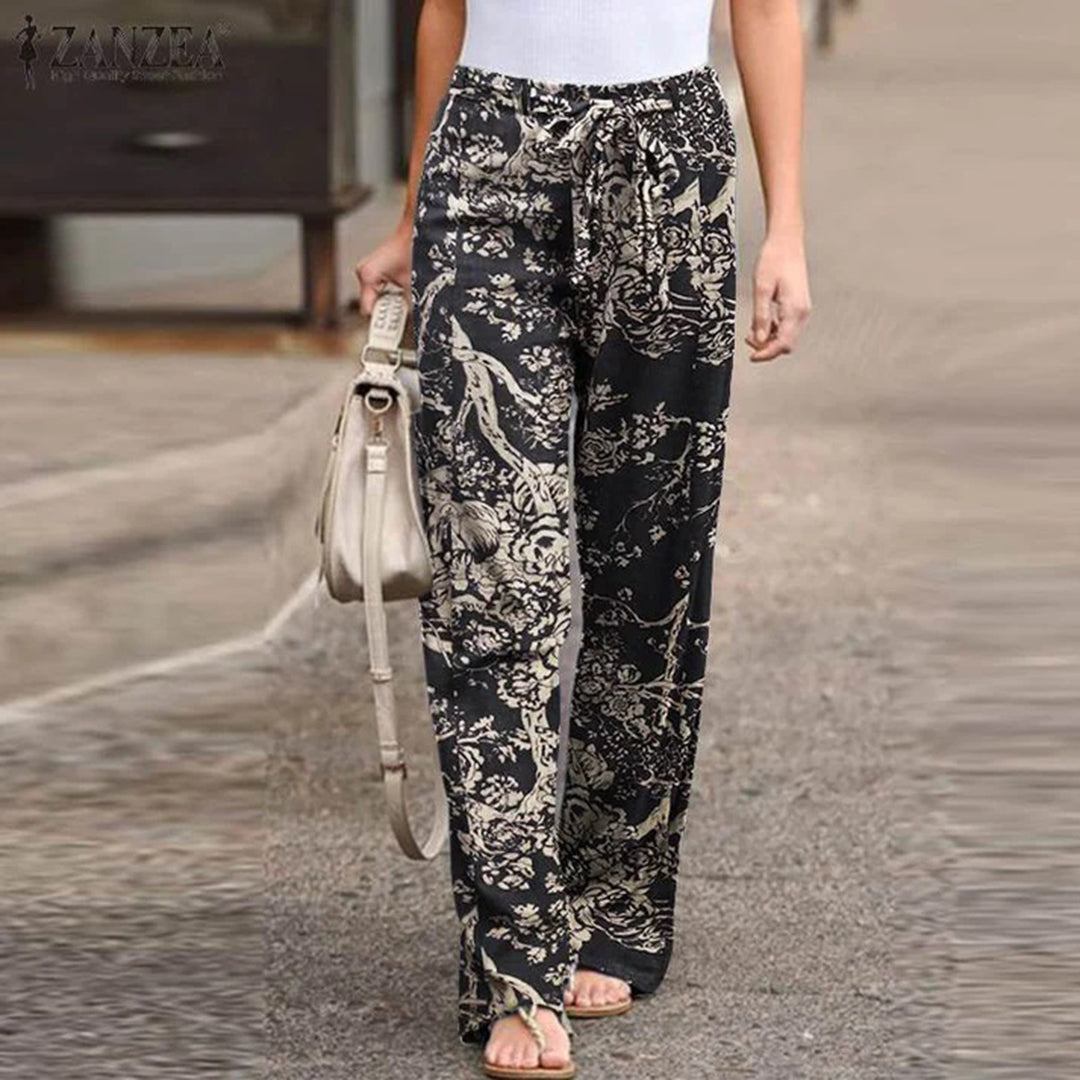 Daphné | Pantalon fleurie pour femme | Chic