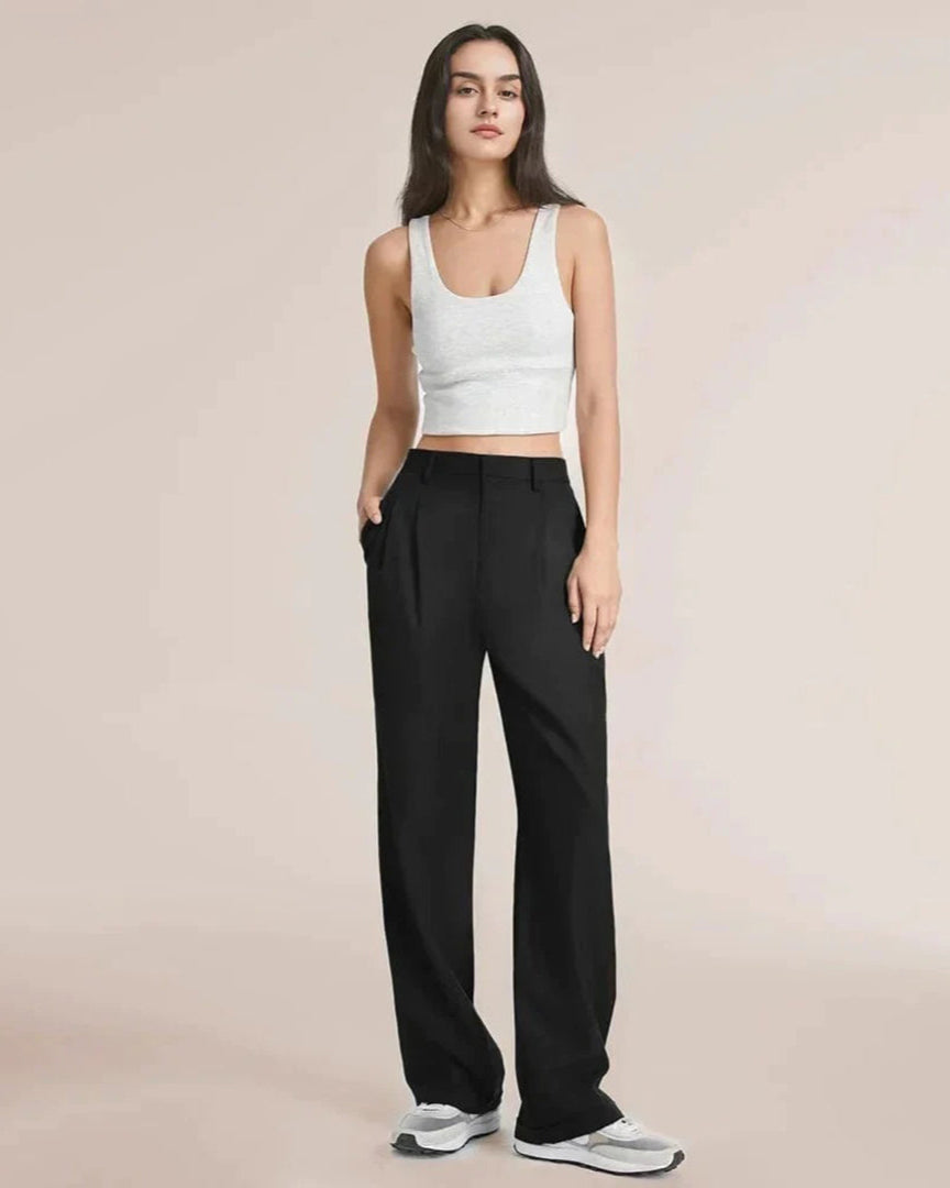 Celin | Pantalon d'été à taille haute pour femmes, jambes larges et confortables