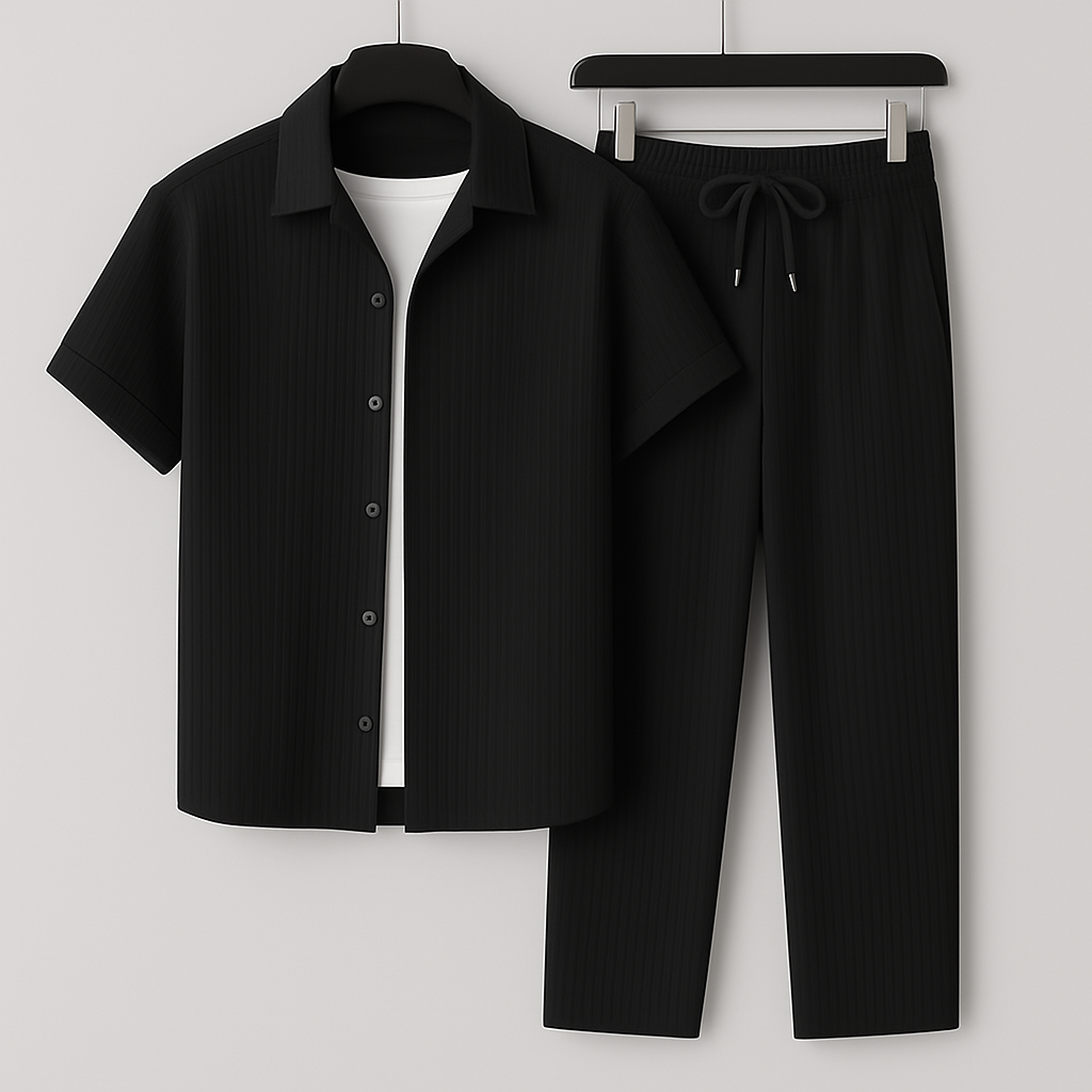 Panfilo™ | Ensemble Deux Pièces en Lin Détendu