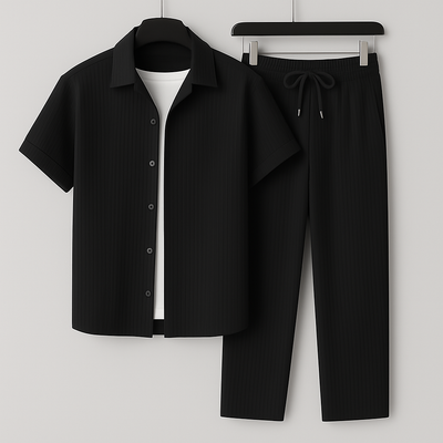 Panfilo™ | Ensemble Deux Pièces en Lin Détendu