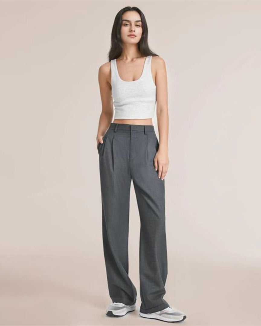 Celin | Pantalon d'été à taille haute pour femmes, jambes larges et confortables