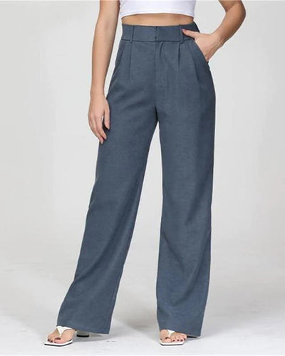 Celin | Pantalon d'été à taille haute pour femmes, jambes larges et confortables