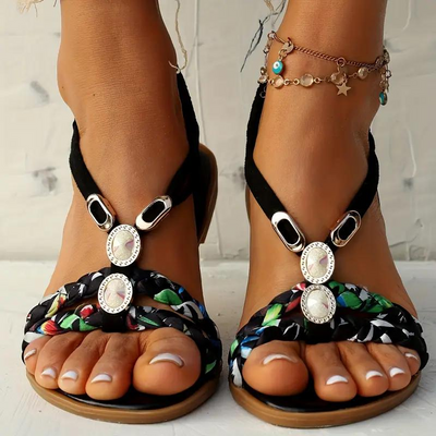 Jade | Sandales Courroie Pour Femme | Plates