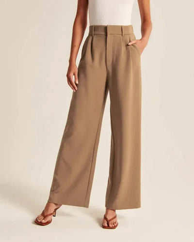 Celin | Pantalon d'été à taille haute pour femmes, jambes larges et confortables