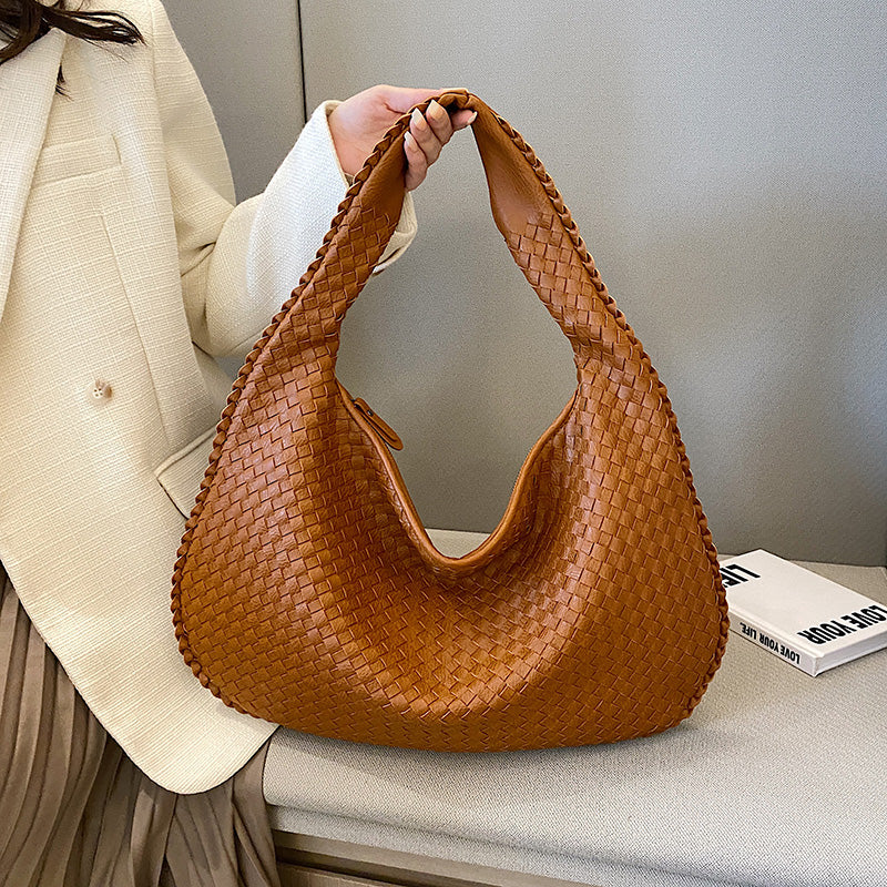 Maria | Sac tressé en cuir vegan