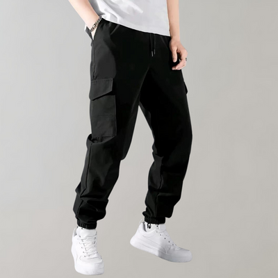 Falke - Pantalon cargo élégant pour homme avec cordon de serrage confortable