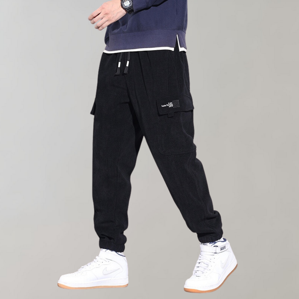 Osvald - Pantalon cargo décontracté en velours côtelé pour l'homme moderne