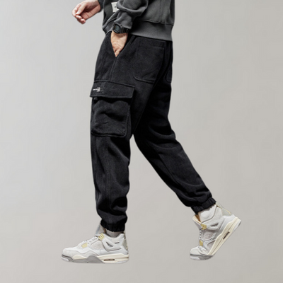 Osvald - Pantalon cargo décontracté en velours côtelé pour l'homme moderne