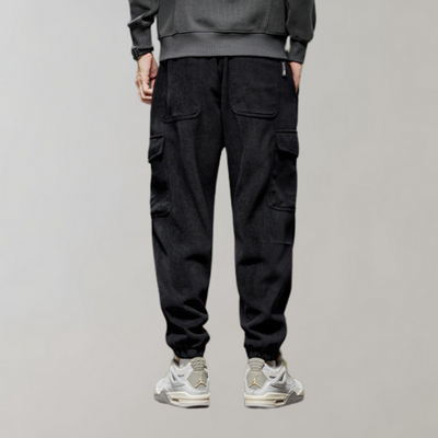 Osvald - Pantalon cargo décontracté en velours côtelé pour l'homme moderne