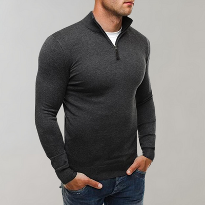Fredrik - Sweat confortable pour homme avec fermeture éclair pratique