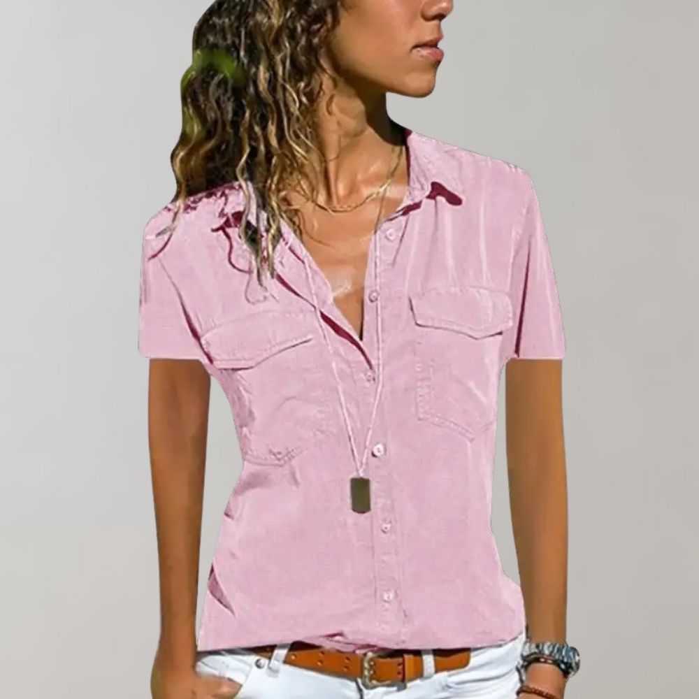 Candice | Polo Simple Pour Femme | Manche Courte