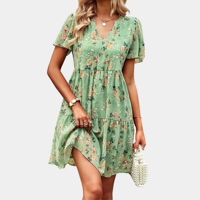 Anna | Robe fleurs pour femme | Mini
