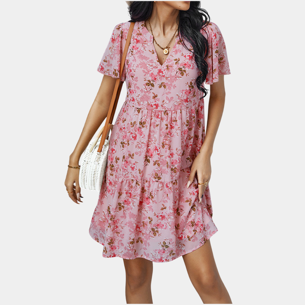 Anna | Robe fleurs pour femme | Mini