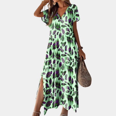 Lina - Robe Décontractée Pour Femmes Avec Fente