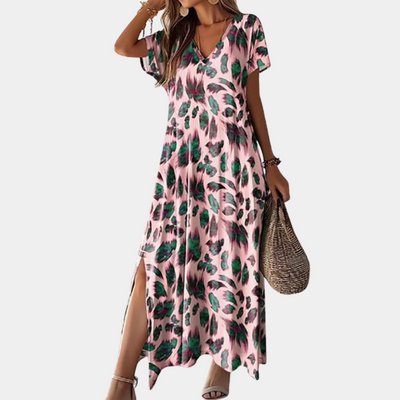Lina - Robe Décontractée Pour Femmes Avec Fente
