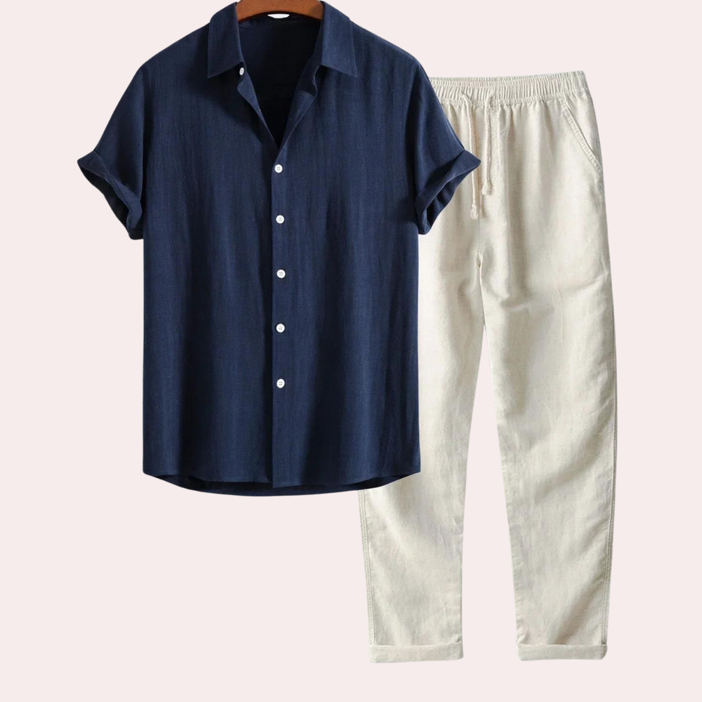 Gaston | Ensemble 2 Pièces Confortables Pour L'Été Pour Hommes