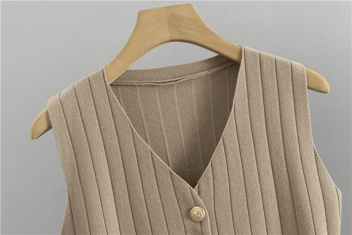Erika™ - Élégant ensemble de gilet en tricot avec cardigan et pantalon