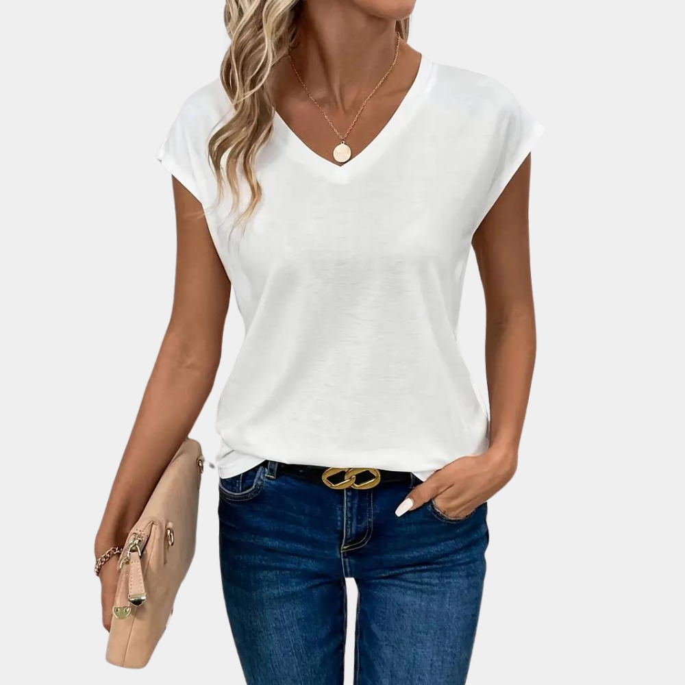Jocelyne | T-Shirt Confortable Our Femme | Blanc