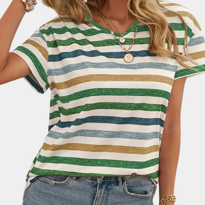 Manon | T-Shirt Rayures Pour Femme | Ete