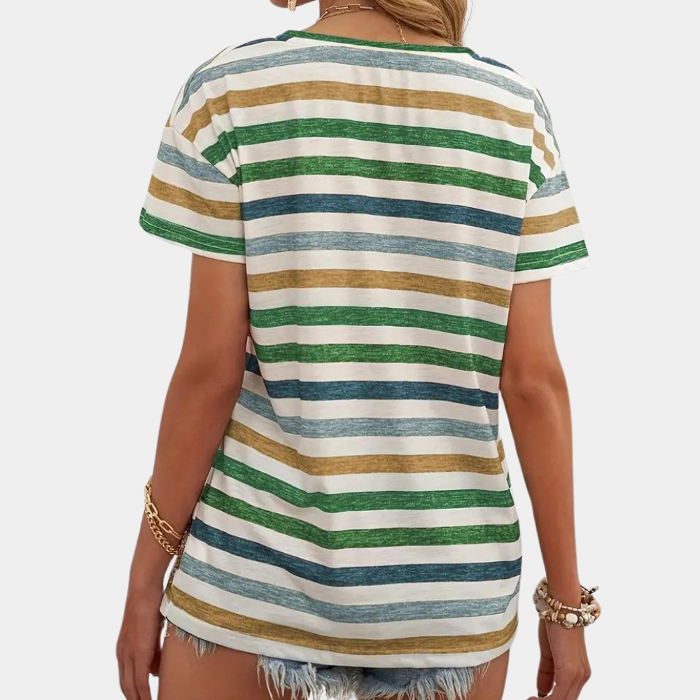 Manon | T-Shirt Rayures Pour Femme | Ete