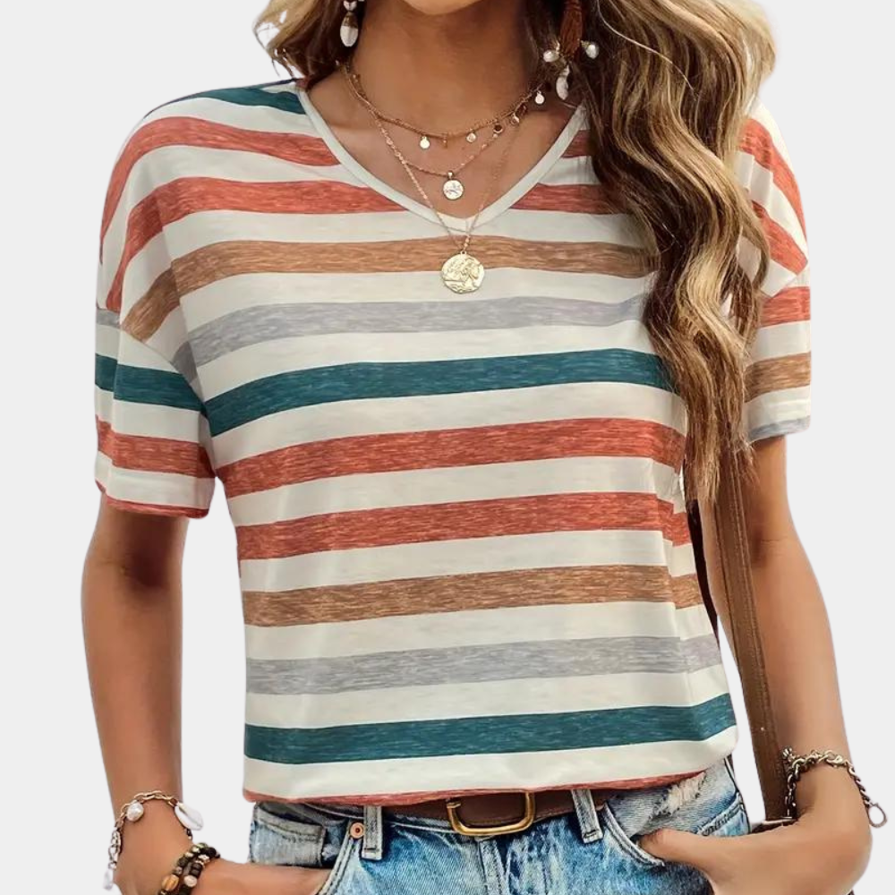 Manon | T-Shirt Rayures Pour Femme | Ete