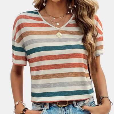 Manon | T-Shirt Rayures Pour Femme | Ete