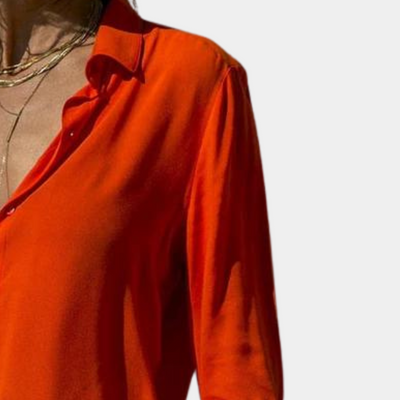 Penelope | Chemise Élégante À Manches 3/4 Pour Femmes | Été