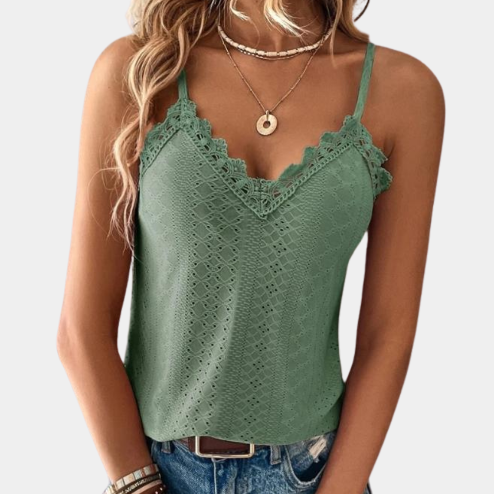Micheline | Top Sans Manches Pour Femme | Chic