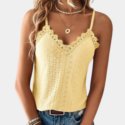 Micheline | Top Sans Manches Pour Femme | Chic