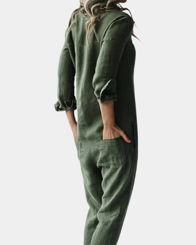 Allegra | Jumpsuit dames casual ademend lang mouw comfort design