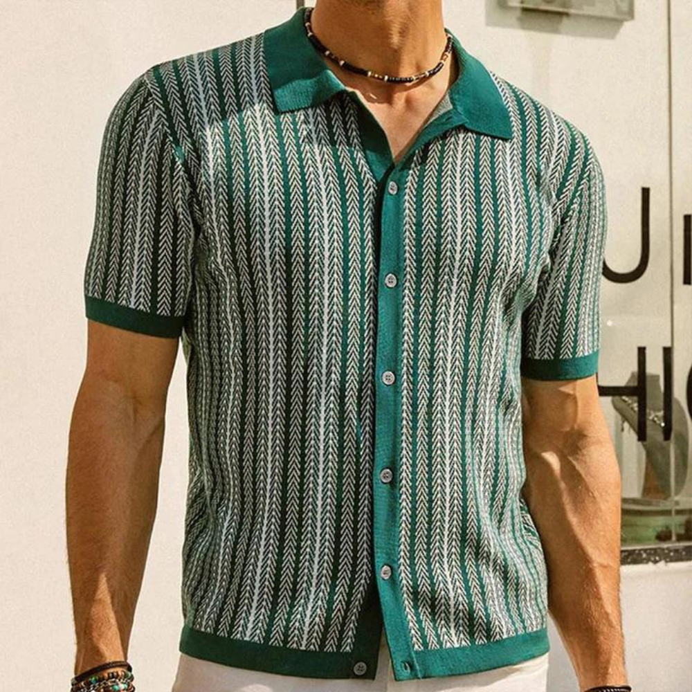 Philippe | Chemise Rayé Pour Hommes | Simple