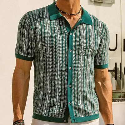 Philippe | Chemise Rayé Pour Hommes | Simple