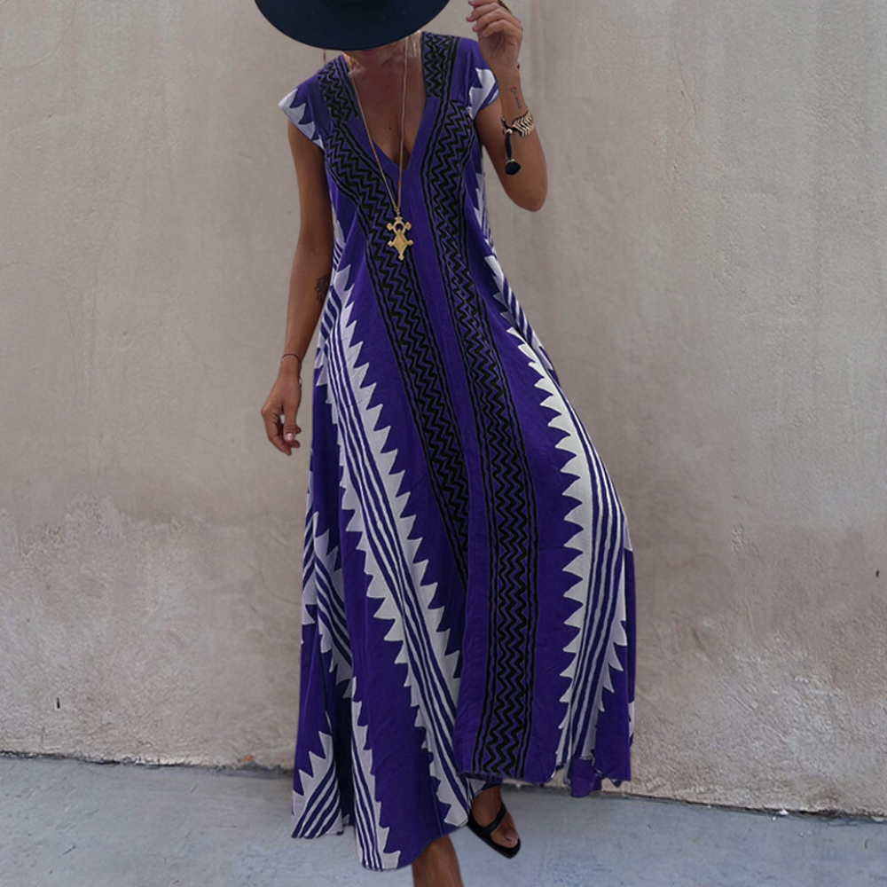 Adèle | Robe D'Été Boheme Pour Femme | Maxi