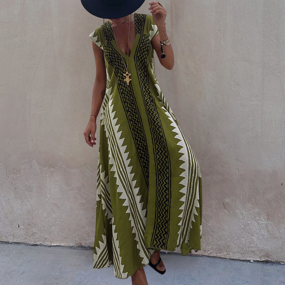 Adèle | Robe D'Été Boheme Pour Femme | Maxi