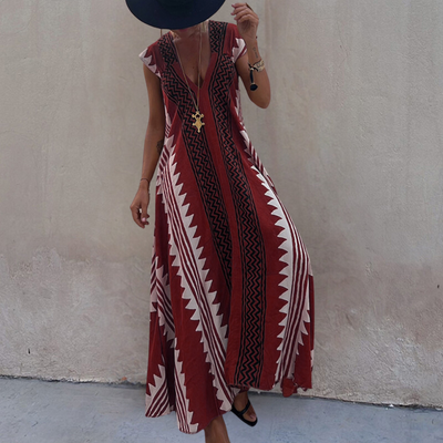 Adèle | Robe D'Été Boheme Pour Femme | Maxi